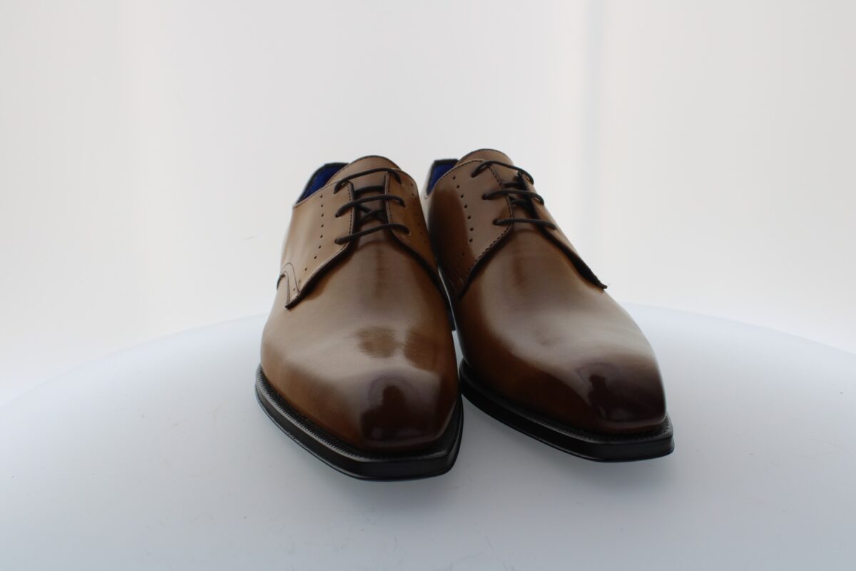Men's elegant handcrafted lace-up shoes in calf leather - Image 3