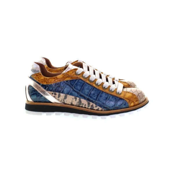 Sneakers da donna in vera pelle lavorazione artigianale Italiana