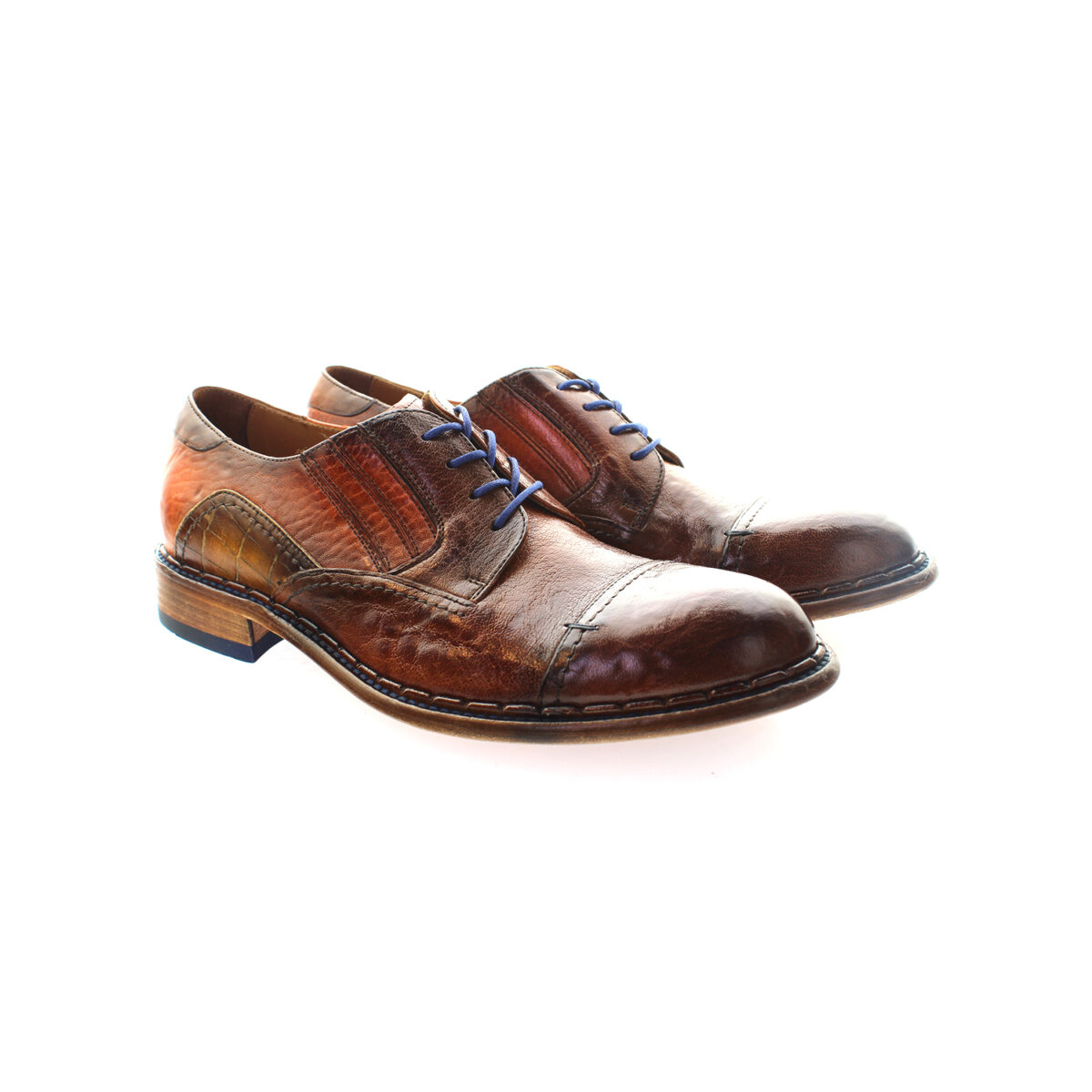 Scarpe da uomo safari in vera pelle lavorazione artigianale Marchegiana