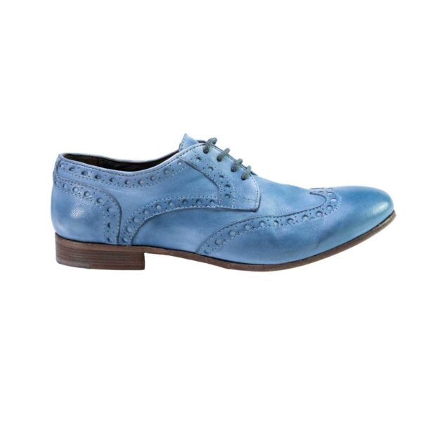 Stringate da donna artigianali in pelle genuina lavorate all'inglese