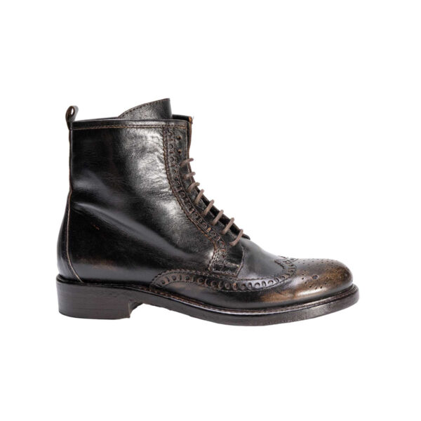 Stivaletti da donna in pelle di vitello lavorazione artigianale