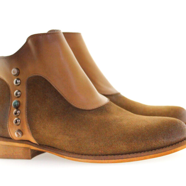 Stivaletti donna in pelle di vitello fat