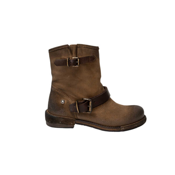 Stivaletti da donna in pelle scamosciata fatti a mano