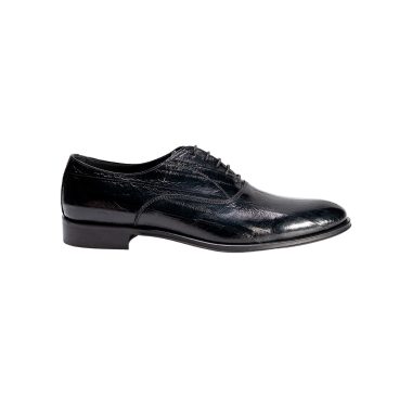 Scarpe stringate eleganti da uomo in pelle di vitello anguilla
